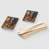 お菓子かぼうし、勇敢なハロウィンのコスプレガール ハンドファン (組立なし)