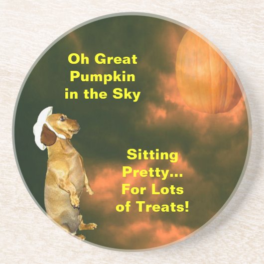 お菓子かわいらしをたくさん食べに座る コースター (正面)