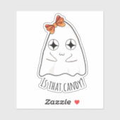 お菓子か?ハロウィーン幽霊カスタムカットシール シール (シート)