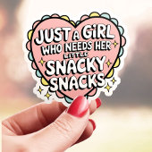 お菓子が大好きな女の子 シール