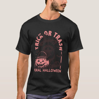 お菓子くれなきゃイタズラしちゃうぞ ハロウィン たぬき コスプレ ヴィンテージ 仮装 Tシャツ
