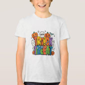 お菓子くれ~ Halloween パーティー トライブレンドTシャツ (正面)