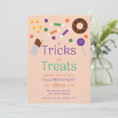 お菓子だけのハロウィンパーティー 招待状 (スタンド正面)