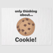お菓子だけ考えてる 面白い食べ物名言 薄葉紙 (正面)