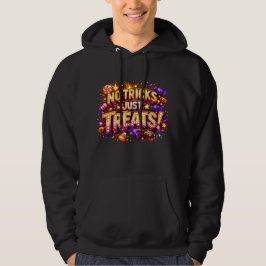 お菓子だけ!ハロウィンのポップスターアート パーカ