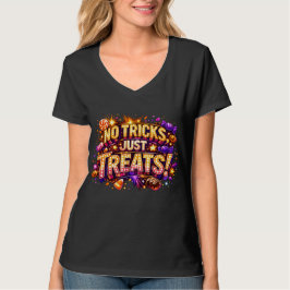お菓子だけ!ハロウィーンのポップスターアート Tシャツ