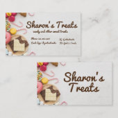 お菓子とお菓子メーカーの名刺 名刺 (正面/裏面)