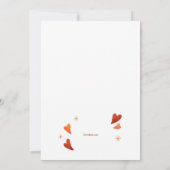 お菓子とスイーツ 招待状 (裏面)