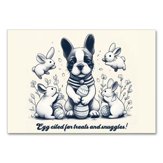 お菓子とスナグルズの卵を引き合いに出す！ テーブルナンバー (正面)