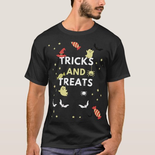 お菓子と悪戯 Tシャツ (正面)