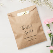 お菓子と甘い好意バッグ卒業パーティー フェイバーバッグ (封をした状態)