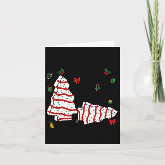 お菓子に見えるか、お菓子を食べるかで悩んでいる カード (正面)