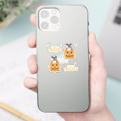 お菓子のための芸 Orangeのイギリスブルドッグ シール (スマートフォン)