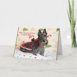 お菓子のストッキング カード