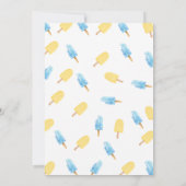 お菓子のスプーン1杯のテーマの誕生日パーティーの招待状 招待状 (裏面)