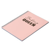 お菓子の女王 - お菓子好き ノートブック (左側)