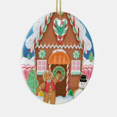 お菓子の家のオーナメント セラミックオーナメント (右)