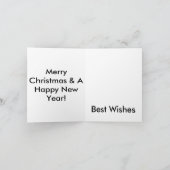 お菓子の家のクリスマスカード シーズンカード (内部)