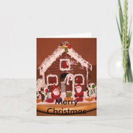 お菓子の家のクリスマスカード シーズンカード