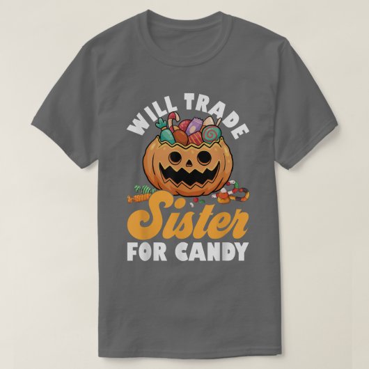 お菓子の家族の兄弟のために妹を交換する Tシャツ (デザイン正面)