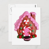 お菓子の家 ポストカード (正面/裏面)