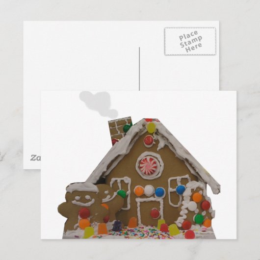 お菓子の家 ポストカード (正面/裏面)