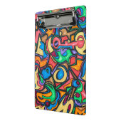 お菓子の手の抽象芸術をどこで隠し絵を描た ミニクリップボード (アングル2)