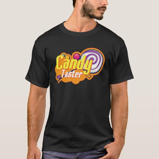 お菓子の検査官 ハロウィン キャンディテスター Tシャツ (正面)