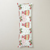 お菓子の水彩クリスマスバッグ ボディピロー (裏面 (縦))