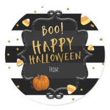 お菓子の粒 ハロウィンパーティー ステッカー