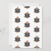 お菓子の釜をトリックまたは治療する 招待状 (裏面)