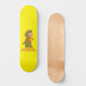 お菓子の面白いハロウィーンのために妹を交換する スケートボード (正面)