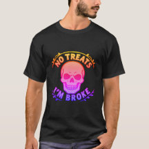 お菓子はいらない、お金がない 皮肉なドクロのハロウィン