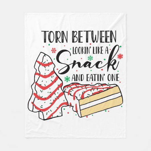 お菓子みたい フリースブランケット (正面)