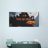 お菓子をくれないとイタズラしちゃうお城 横断幕 (トレードショー)