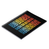 お菓子をくれなきゃイタズラしちゃうぞ ノートブック (左側)