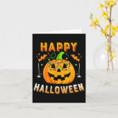 お菓子をくれなきゃイタズラしちゃうぞ ハロウィン カード (黄色い花)