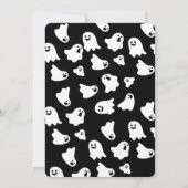 お菓子をくれなきゃイタズラしちゃうよ!かわいいハロウィンカスタム招待状 招待状 (裏面)