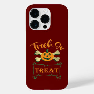 お菓子をくれなきゃイタズラしちゃうよ クロスボーン ハロウィンのかぼちゃ Case-Mate iPhone 14 PROケース