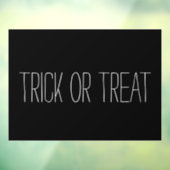 お菓子をくれなきゃイタズラしちゃうよ 黒白 怖いハロウィンの飾り ウィンドウサイン (シート3)