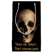 お菓子をくれなきゃイタズラしちゃう…あなたに！ お菓子袋 スモールペーパーバッグ (正面)