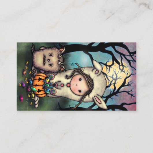 《お菓子をくれなきゃイタズラしちゃう》名刺 名刺 (正面)