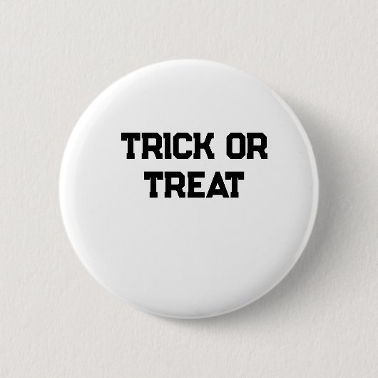 お菓子をくれなきゃイタズラするぞ ハロウィーン スパイキー ブラック シンプル ミニ 缶バッジ (正面)