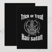 お菓子をくれなきゃ悪魔に魂を捧げる ペンタグラム ヤギ セーブザデート (正面/裏面)