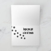 お菓子をたくさん手に入れたら**誕生日** カード (内部)