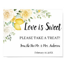 お菓子をどうぞ ブライダルシャワー ウェディング レモン＆ローズ