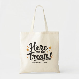お菓子をもらいにきた!ハロウィンのお菓子もらい トートバッグ