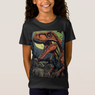 お菓子を欲しがる:ゾンビ恐竜Tレックス Tシャツ
