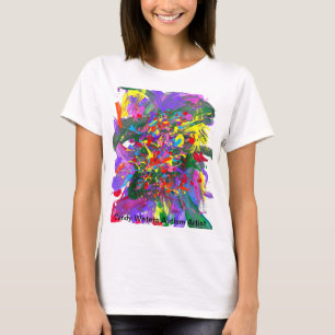 お菓子を水に流す自閉症の芸術家 Tシャツ