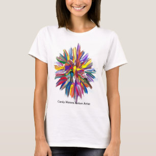 お菓子を水に流す自閉症の芸術家 Tシャツ